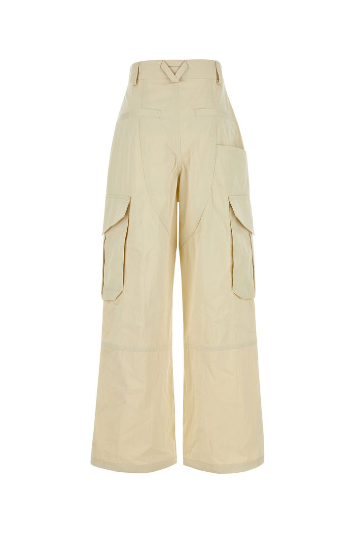 Sand cotton blend cargo pant