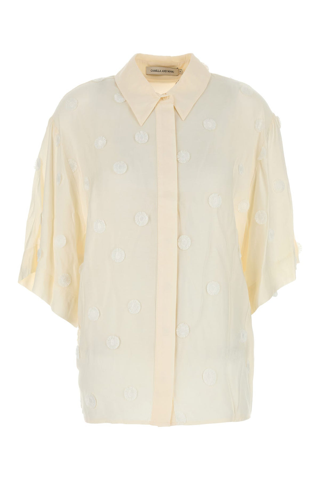 Ivory viscose Ottilie shirt