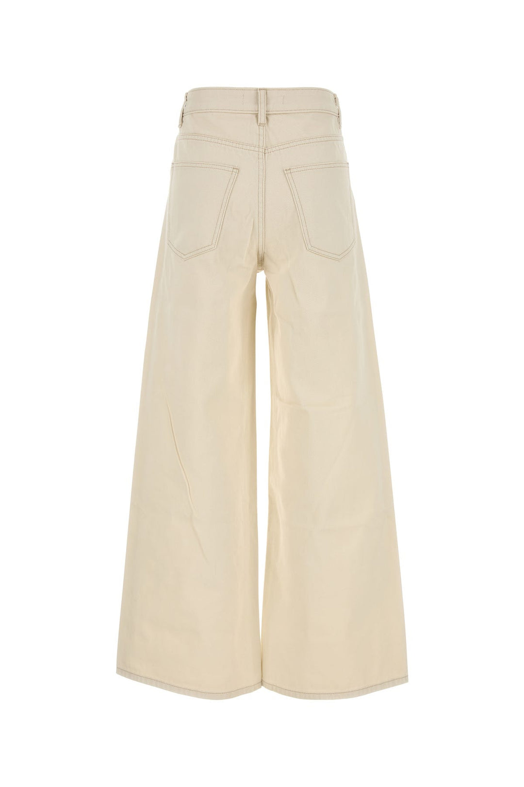 Two-tone denim Palma wide-leg jeans