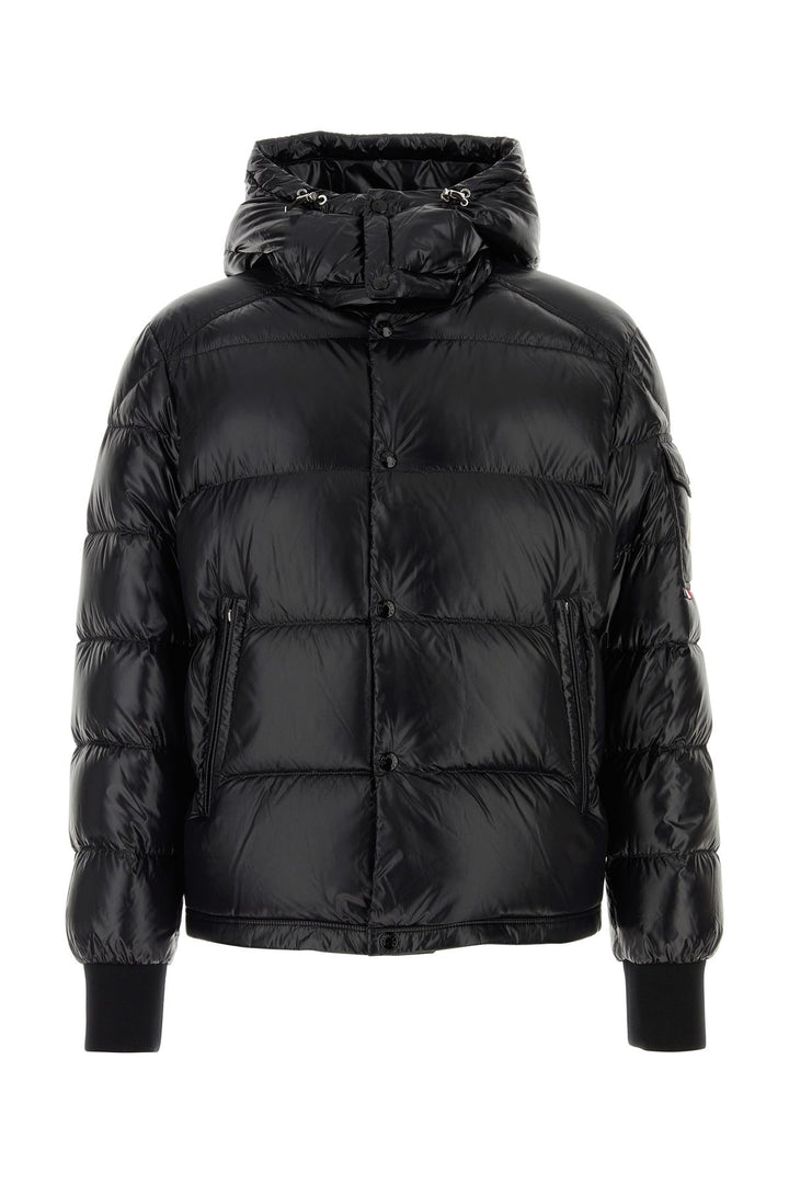 Black nylon Maljasset down jacket