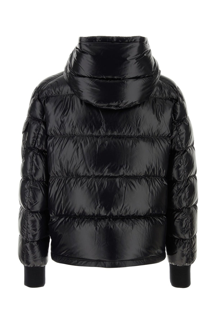 Black nylon Maljasset down jacket