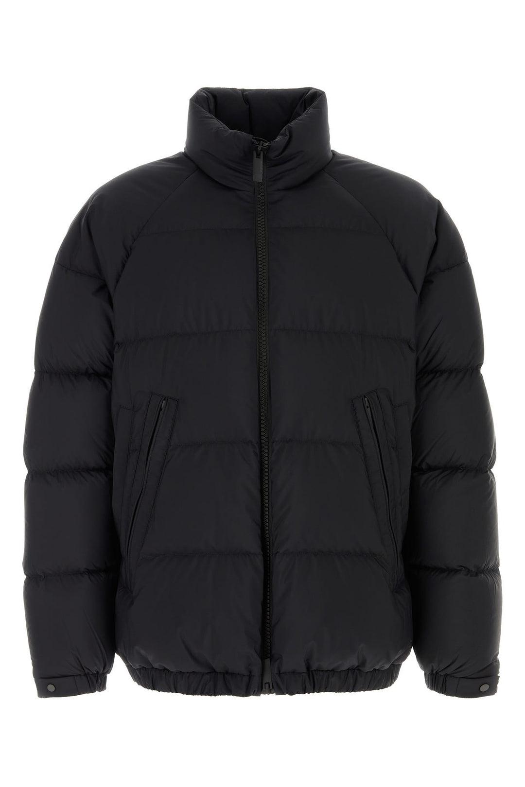 Black nylon Jouglar down jacket