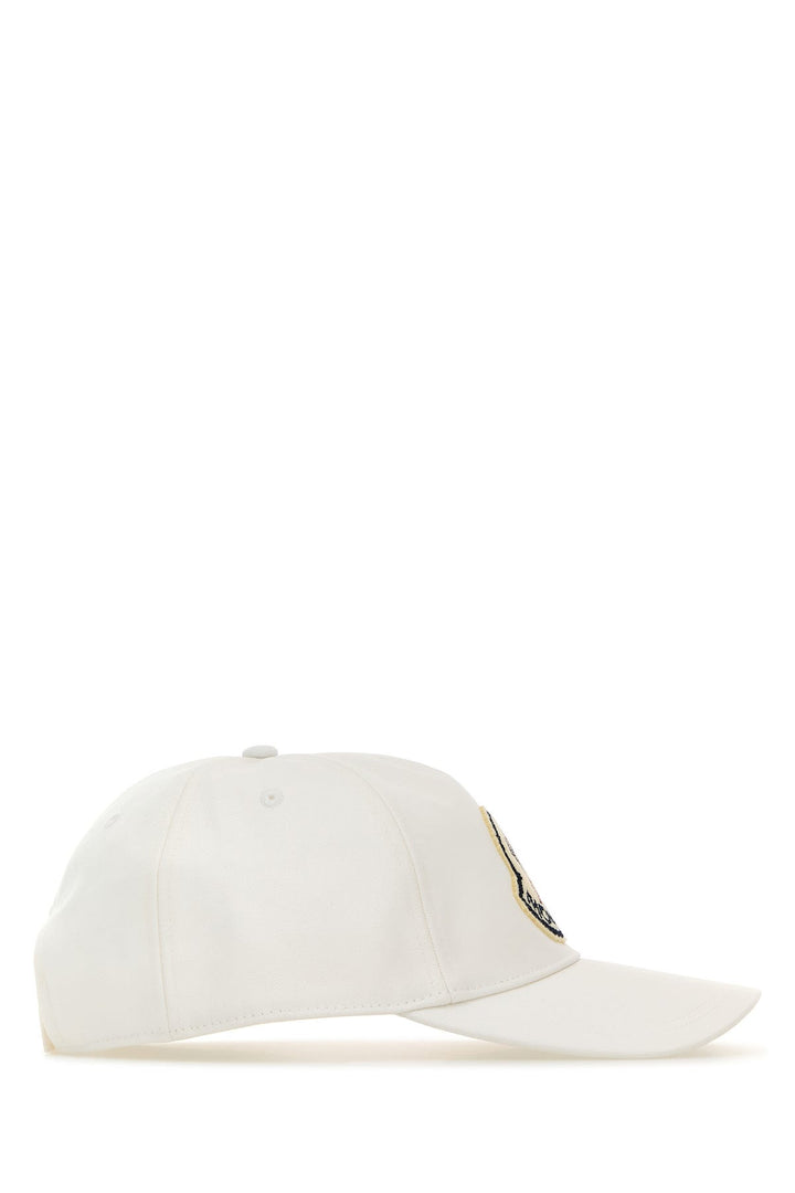 White cotton baseball cap