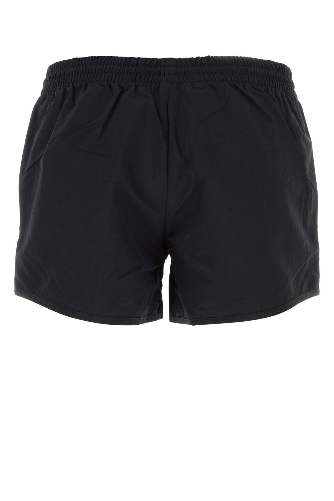 Black nylon swimming shorts