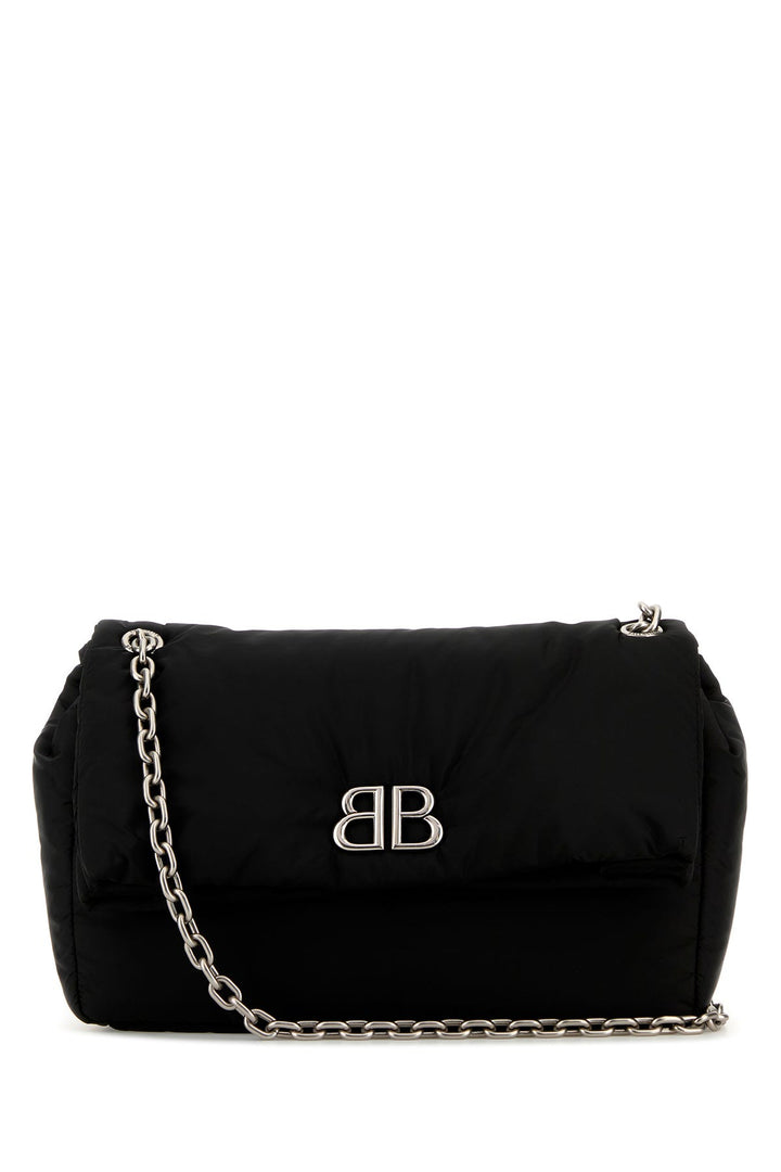 Black nylon medium Monaco shoulder bag