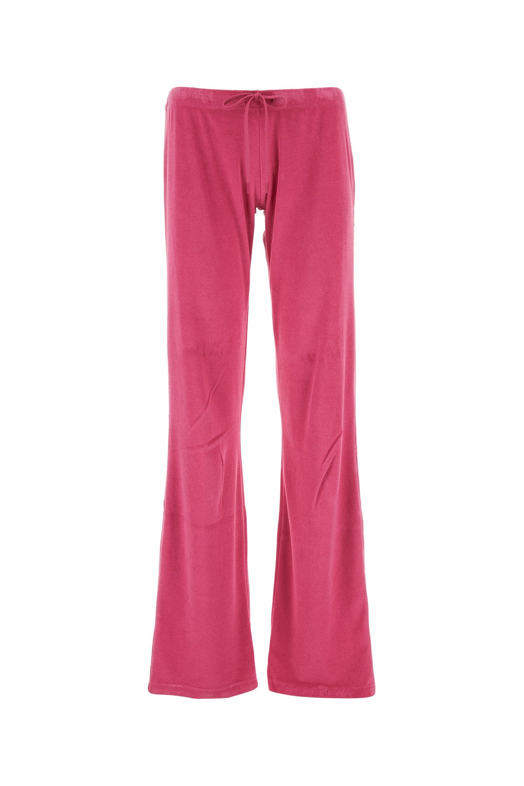 Fuchsia velvet joggers