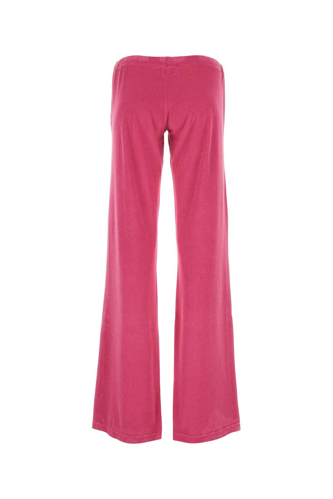 Fuchsia velvet joggers