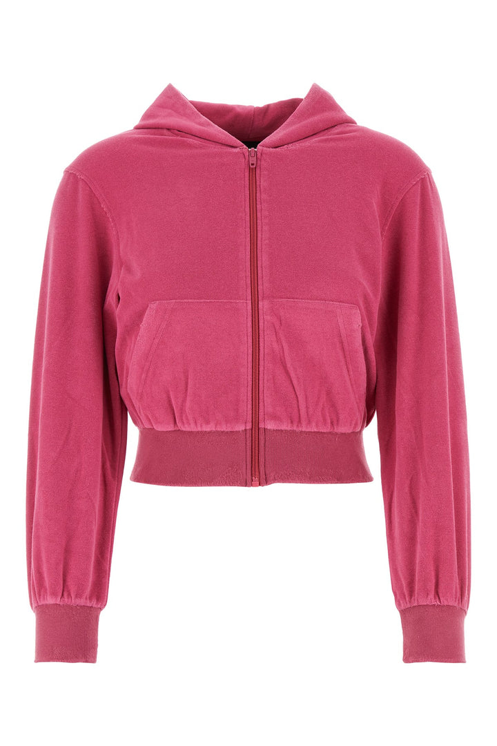 Pink chenille sweatshirt