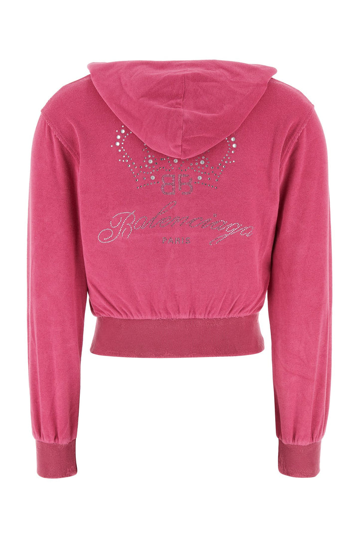 Pink chenille sweatshirt