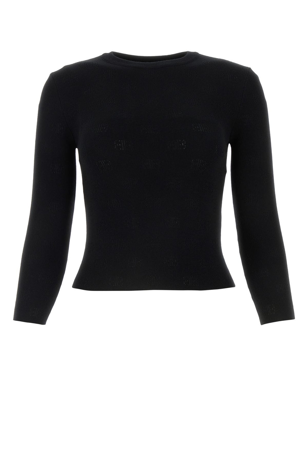 Black wool blend sweater