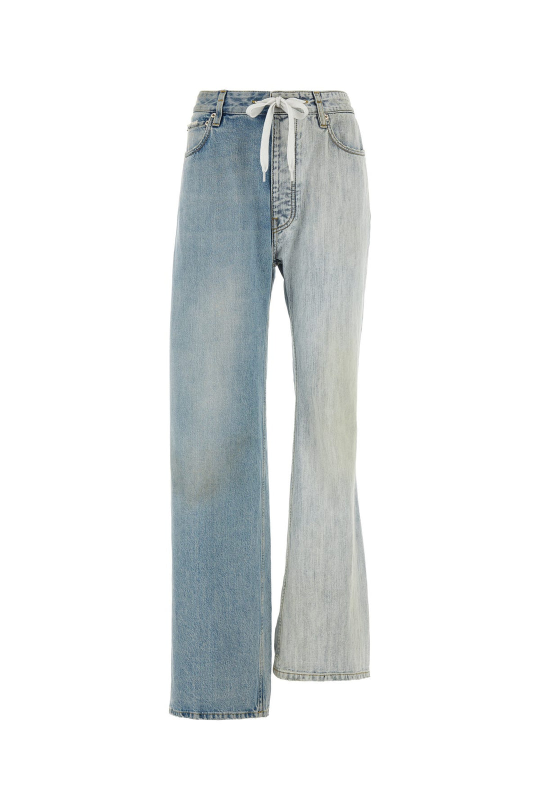 Two-tone denim Fifty-Fifty jeans