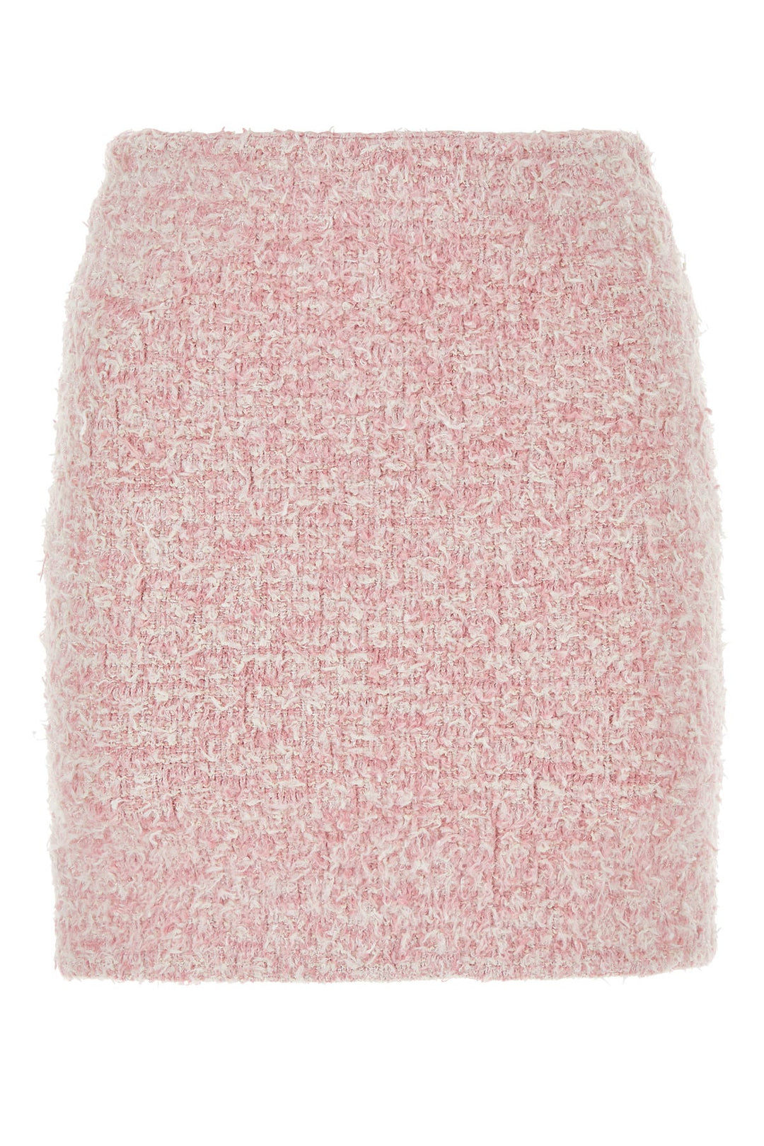 Pink tweed mini skirt