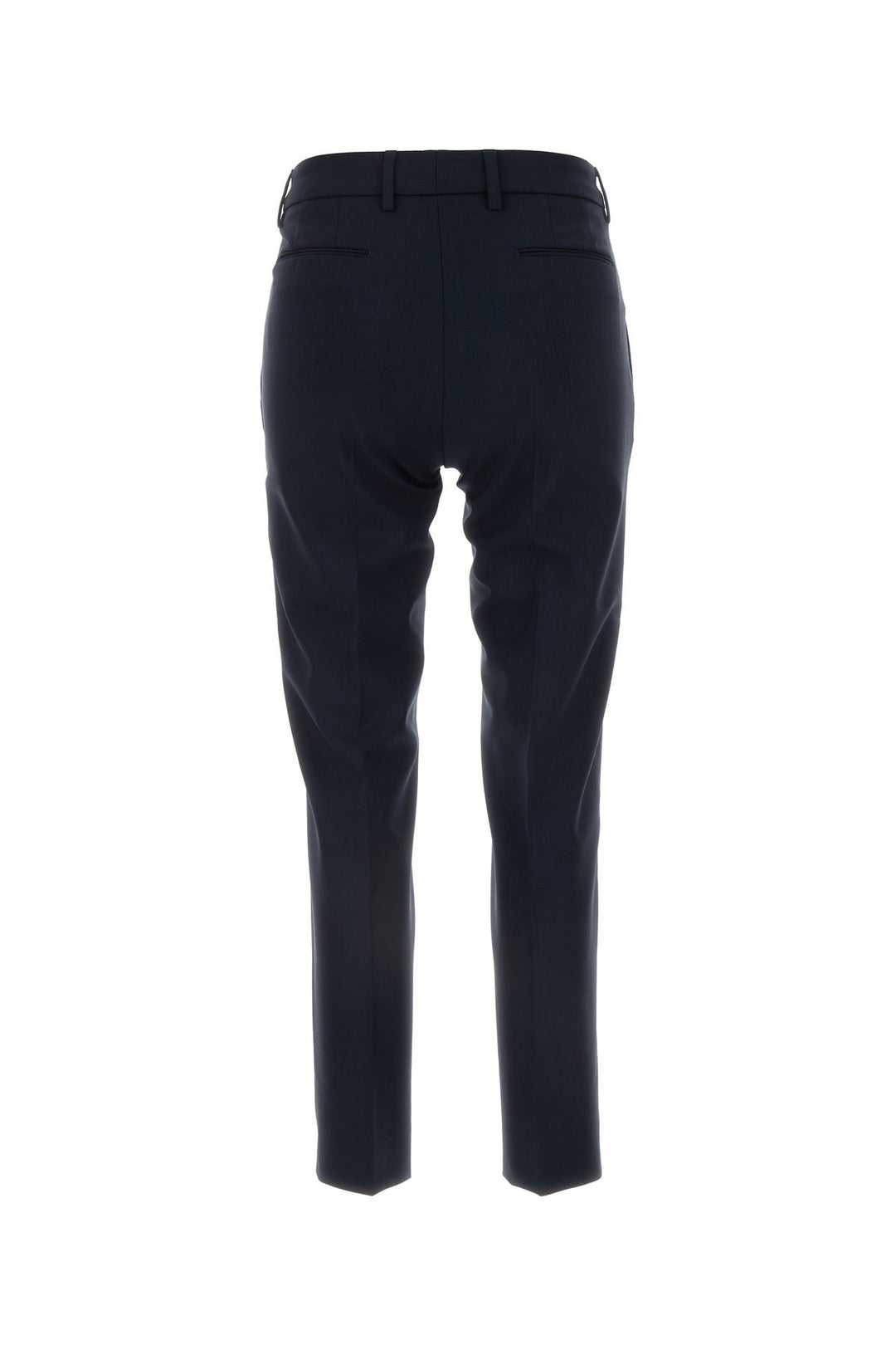 Midnight blue blue stretch wool New York pant