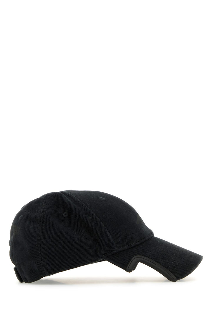 Black drill 3b Stencil baseball cap