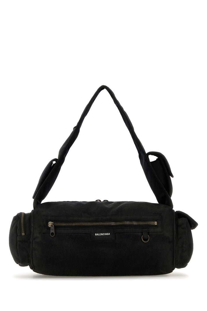 Black nylon Superbusy S shoulder bag