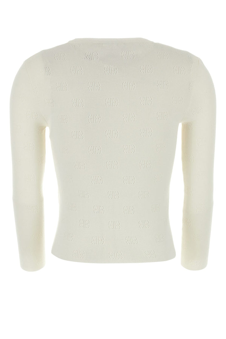 Ivory wool blend sweater