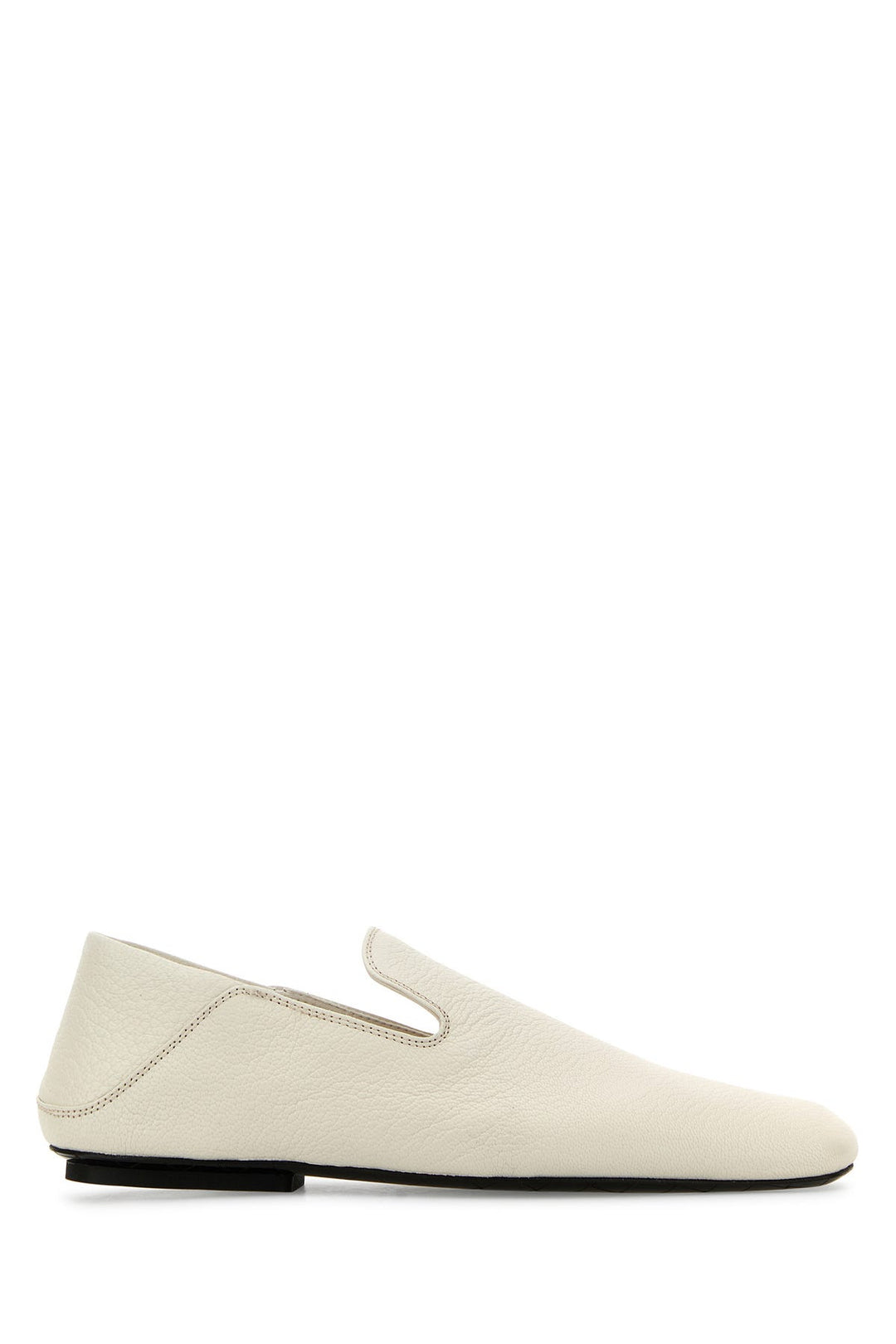 White leather Adamo slippers