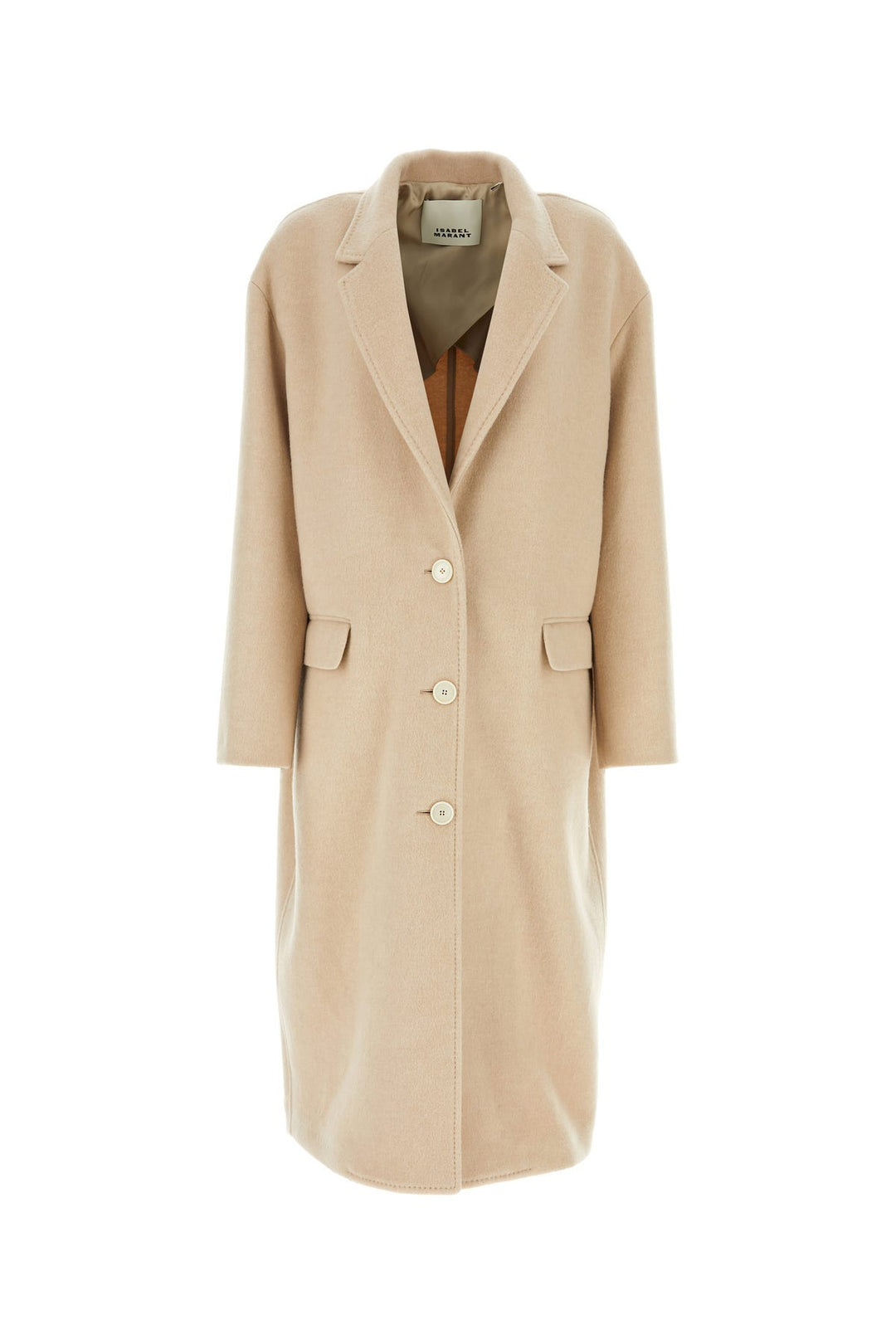 Sand wool blend Efezia coat