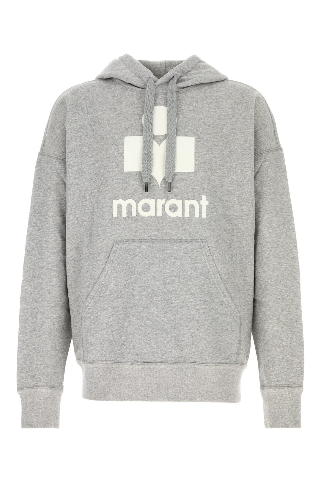 Melange grey cotton blend oversize Miley sweatshirt