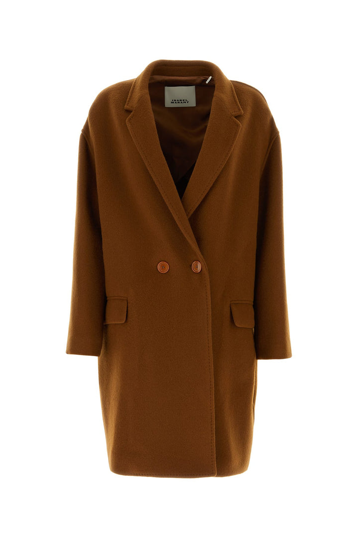 Brown wool blend Efegozi coat