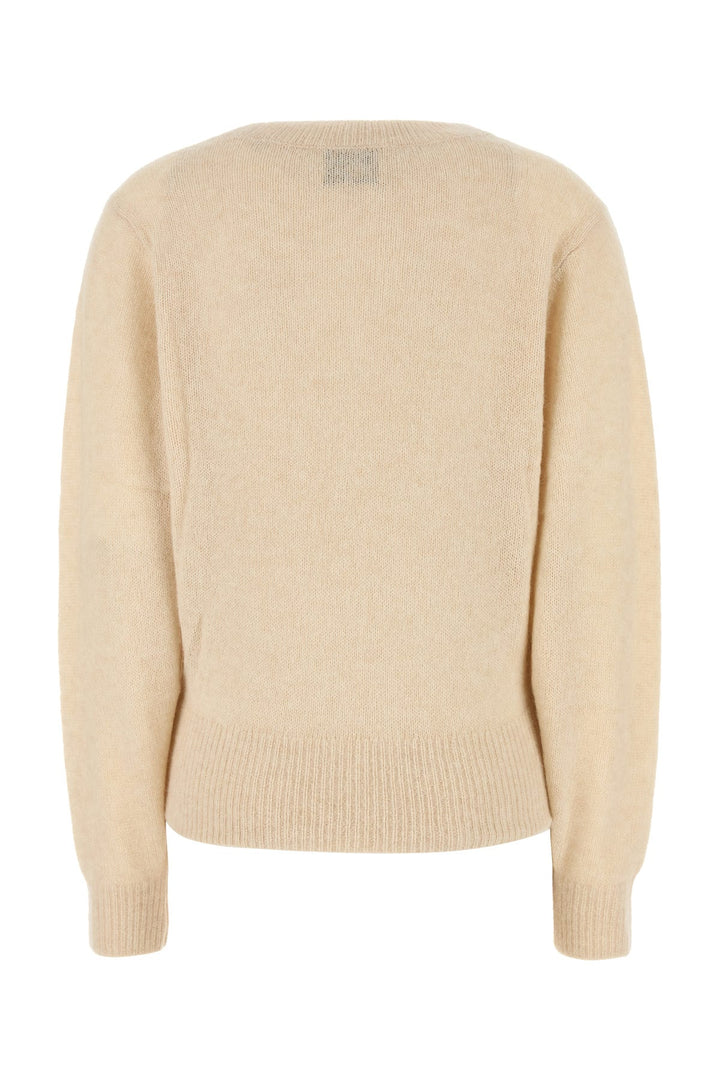 Beige silk blend Luisa sweater