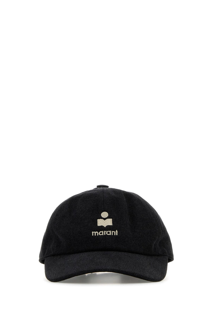 Black cotton Tomas baseball cap