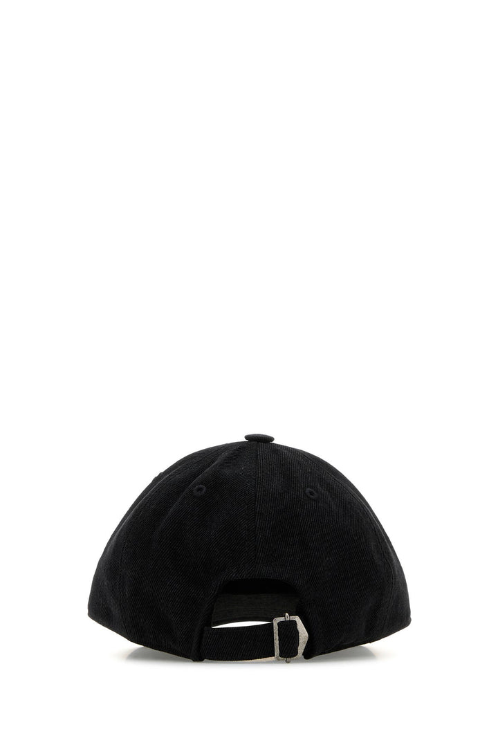 Black cotton Tomas baseball cap