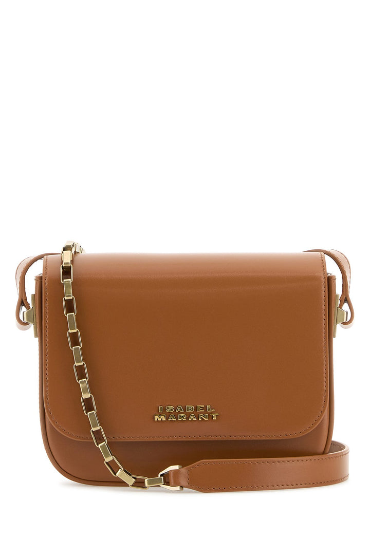 Biscuit leather small Lizza crossbody bag