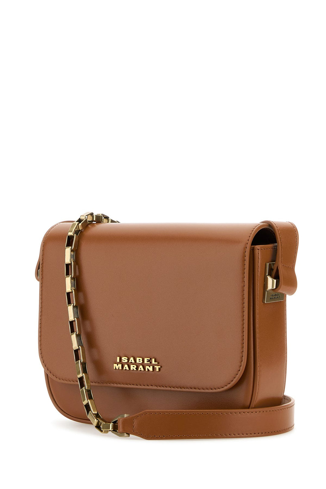 Biscuit leather small Lizza crossbody bag