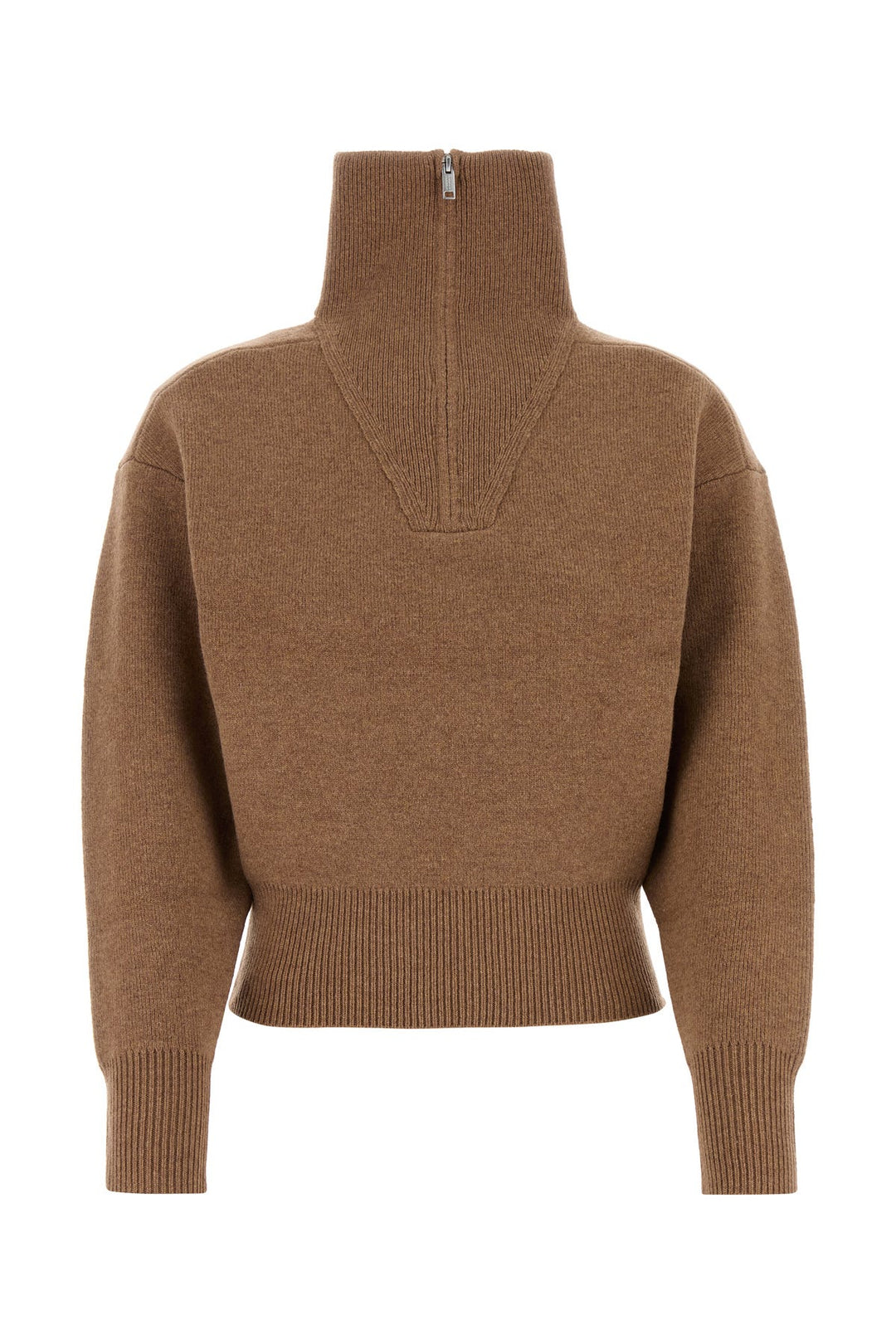 Camel stretch wool blend Laranne sweater