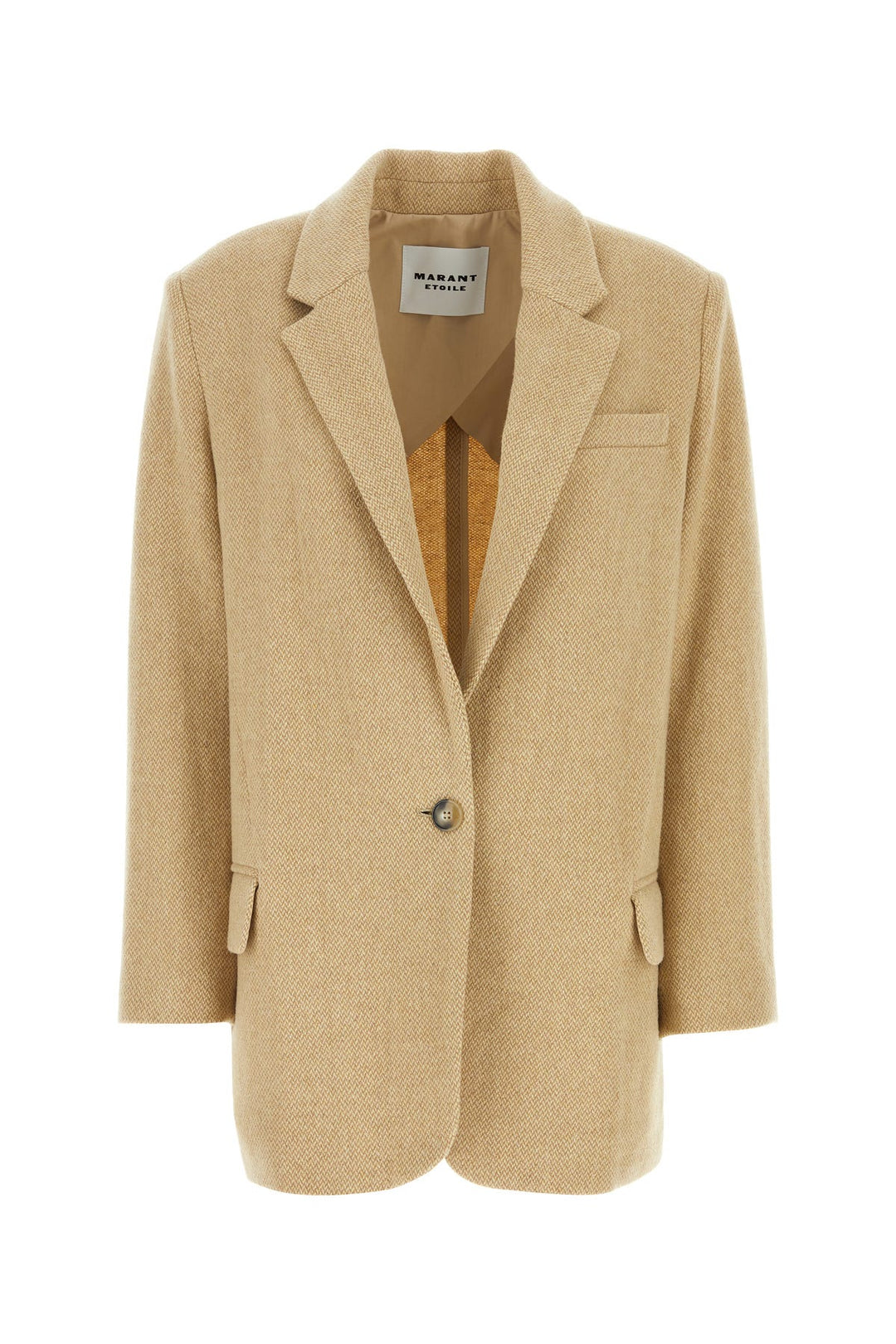 Beige wool blend Cikaito blazer