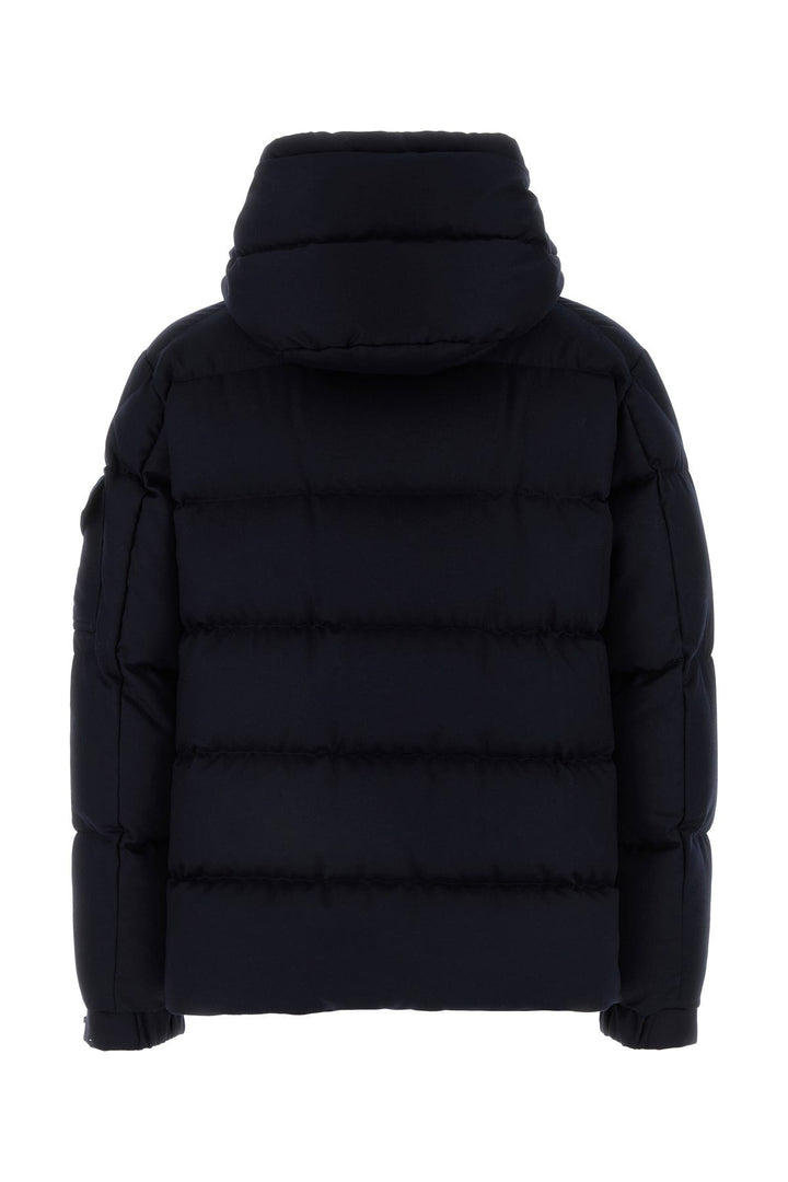 Navy blu nylon Vezer down jacket