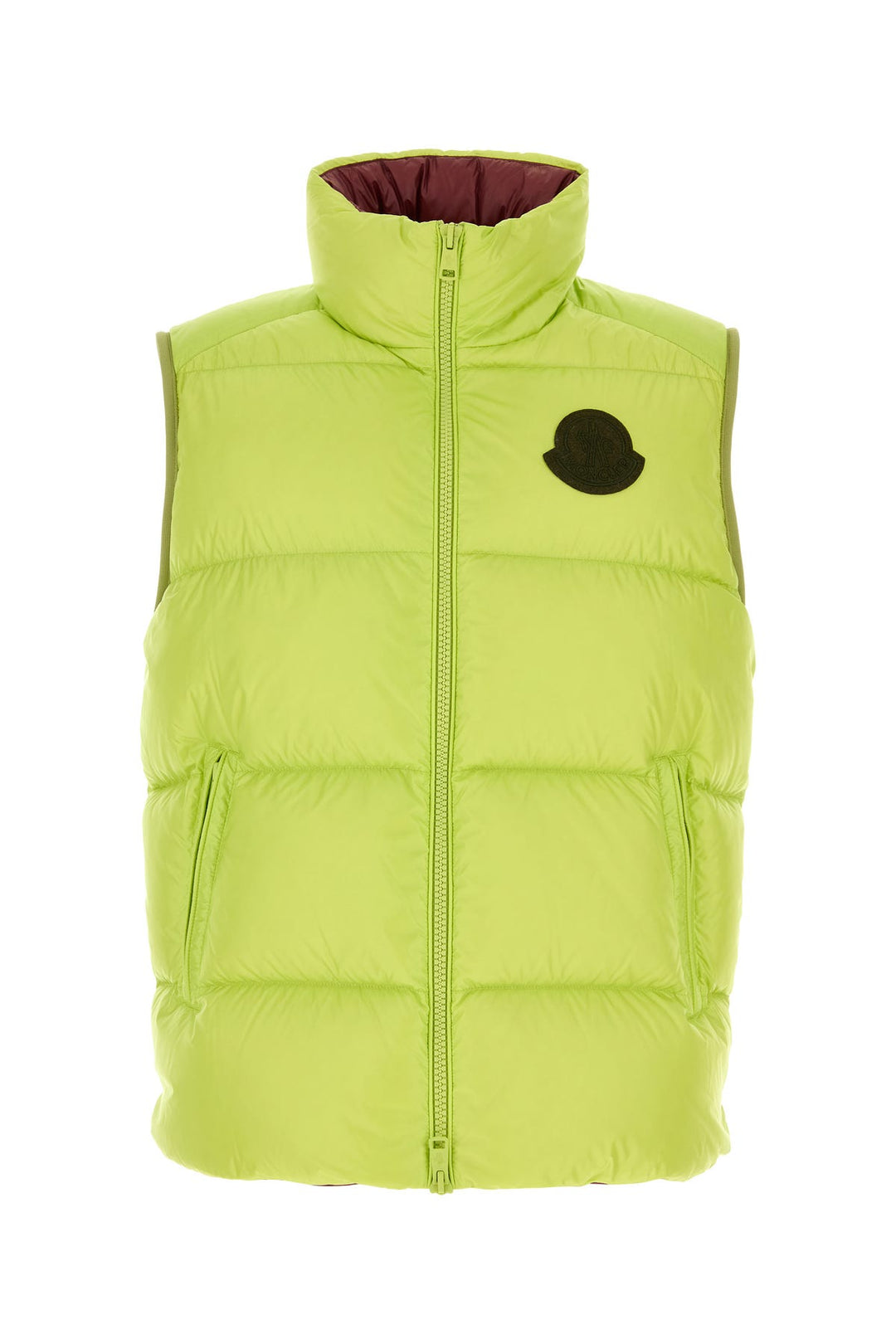 Fluo yellow nylon Sumido down jacket