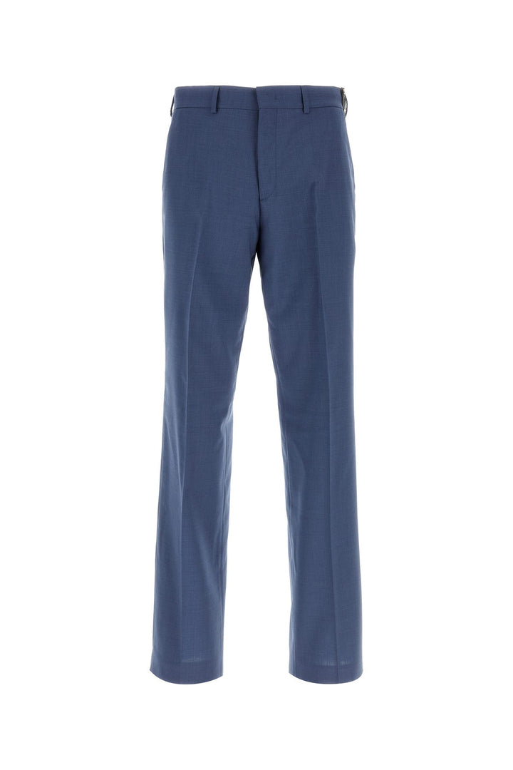 Blue wool pant