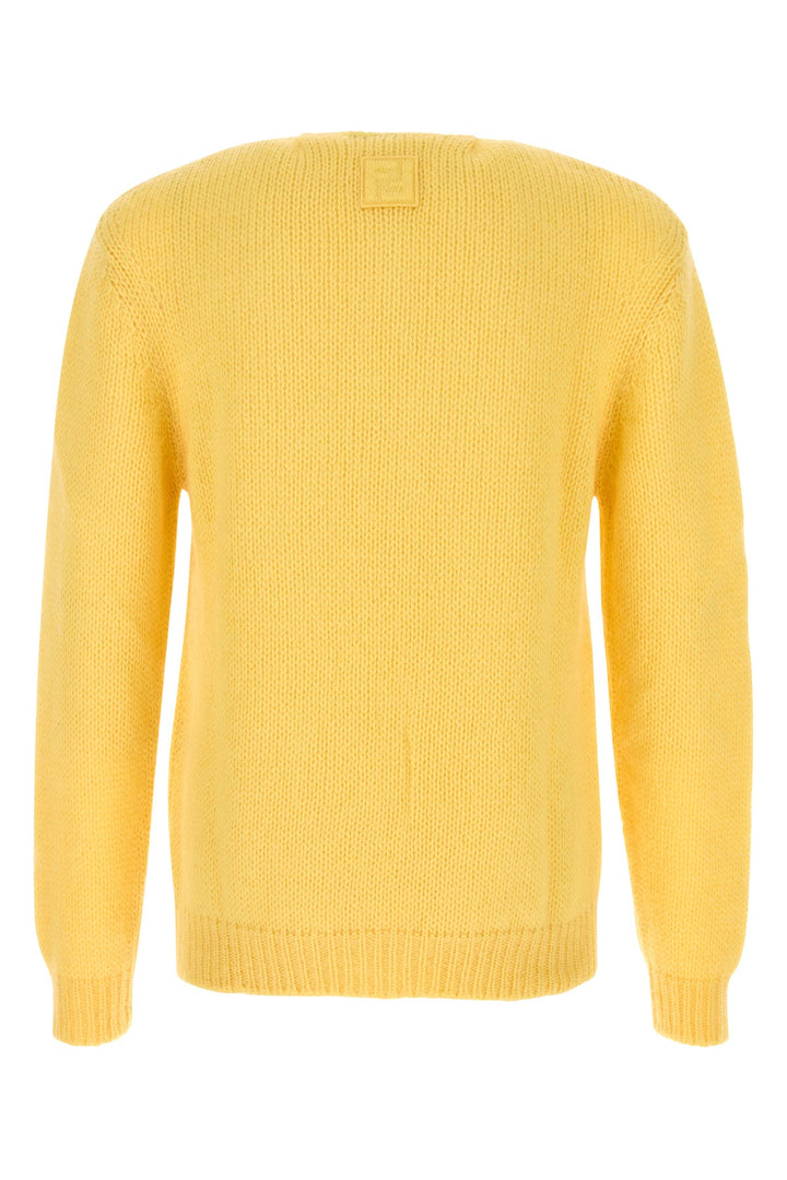 Yellow mohair blend sweater