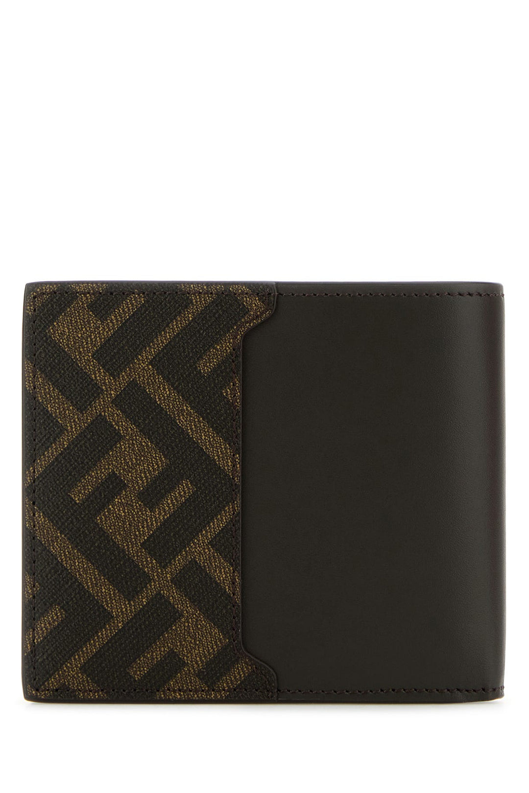 Dark brown leather wallet