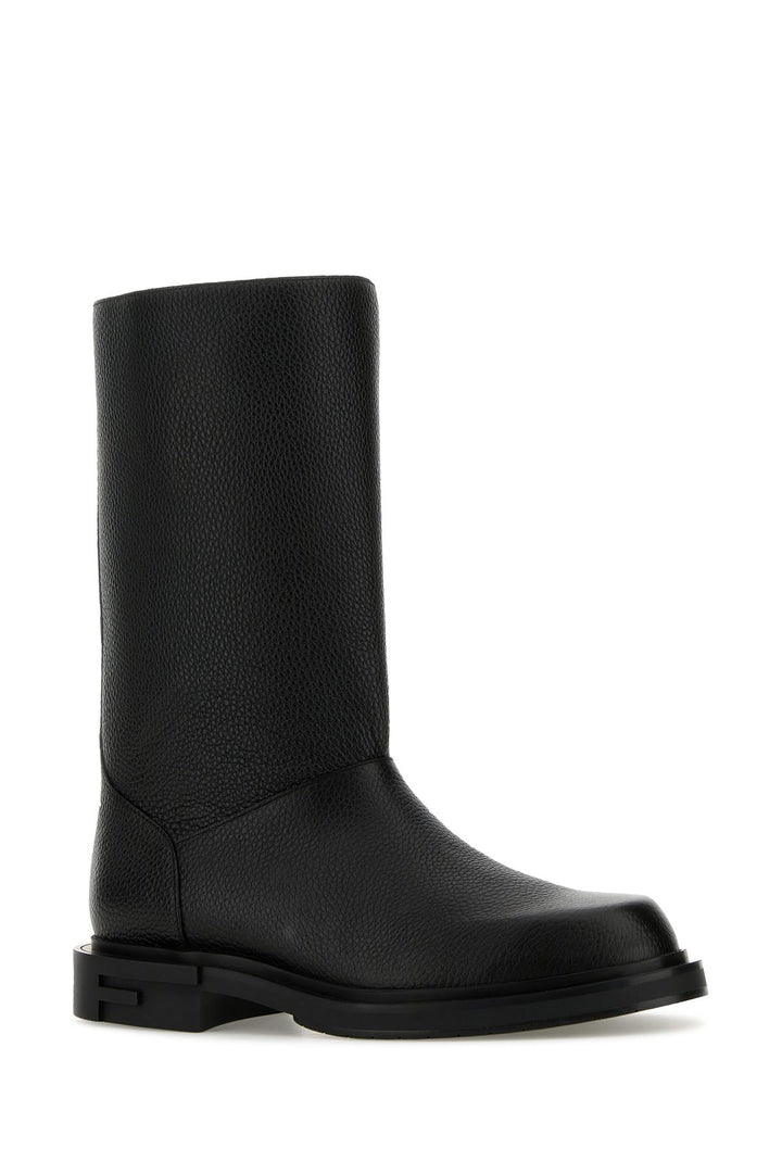 Black leather Frame boots