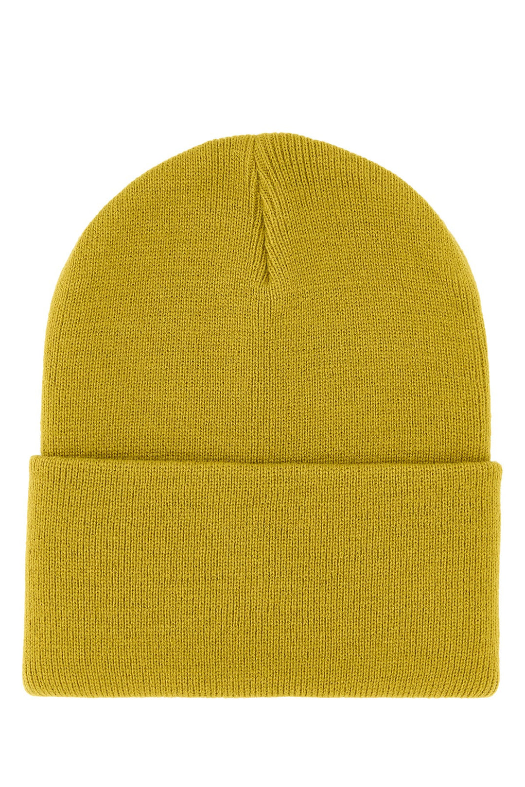 Mustard acrylic Watch Hat