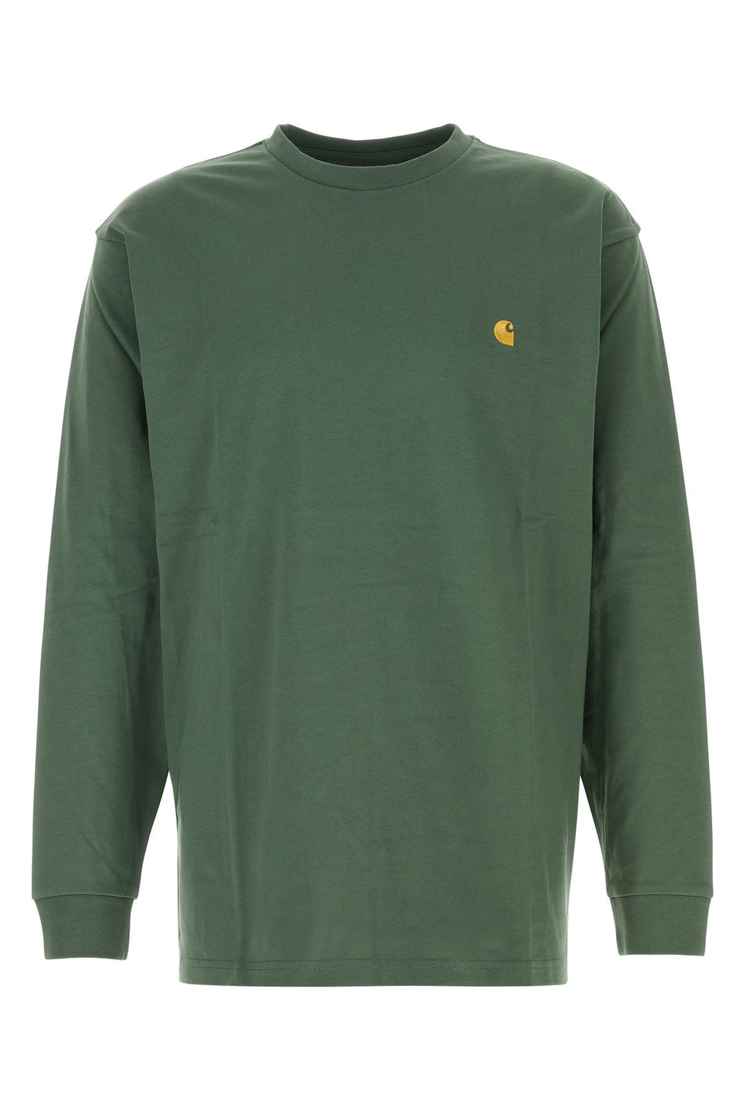 Sage green cotton L/S Chase t-shirt