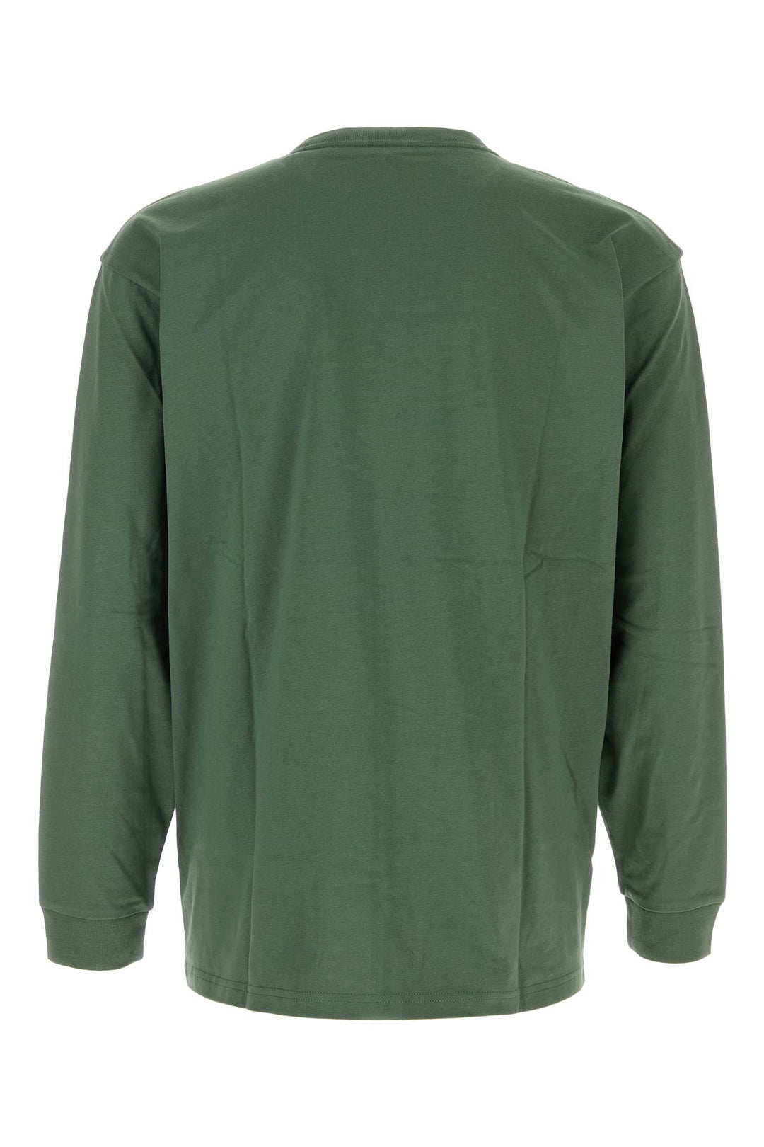 Sage green cotton L/S Chase t-shirt