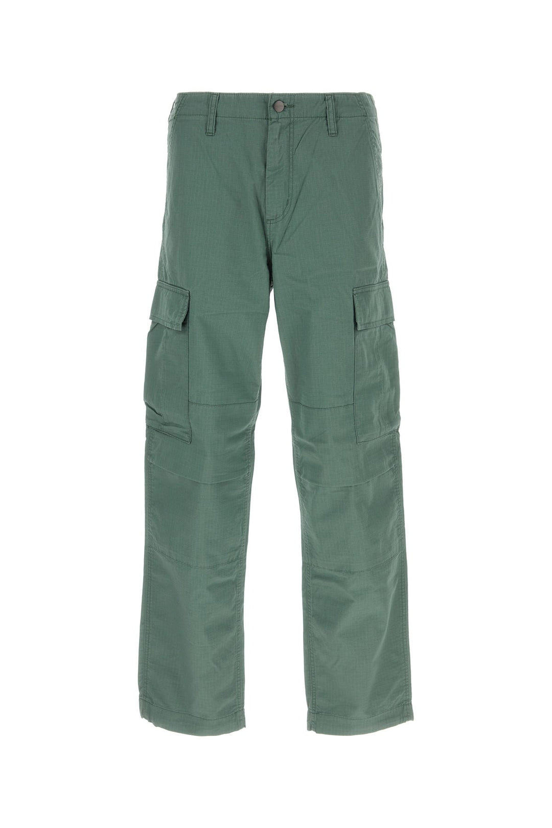 Sage green cotton Regular Cargo Pant