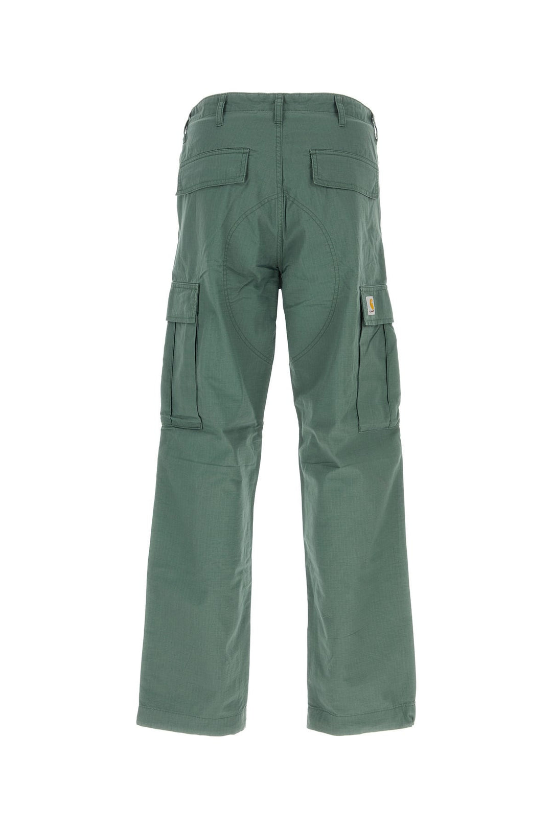 Sage green cotton Regular Cargo Pant