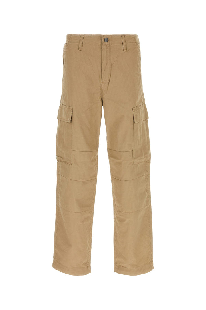 Biscuit cotton Regular Cargo Pant