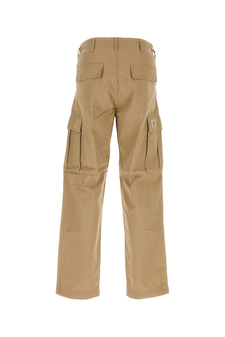 Biscuit cotton Regular Cargo Pant