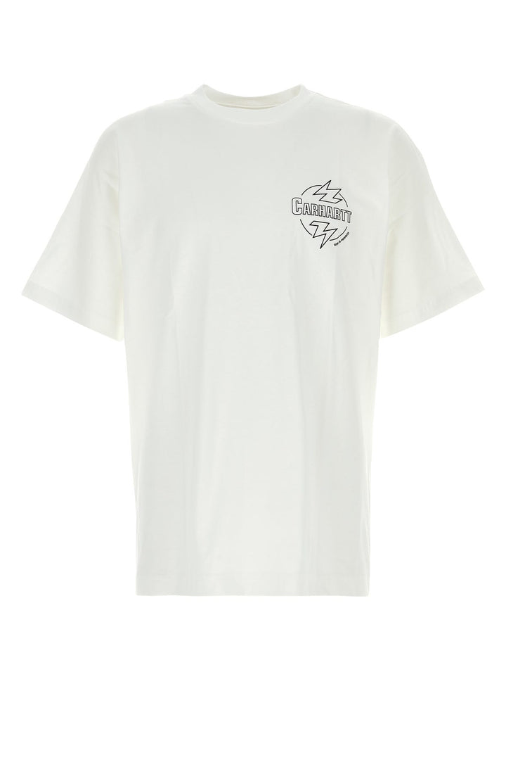 White cotton S/S Ablaze T-Shirt