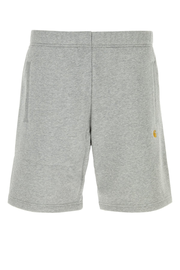 Melange grey cotton blend Chase Sweat Short