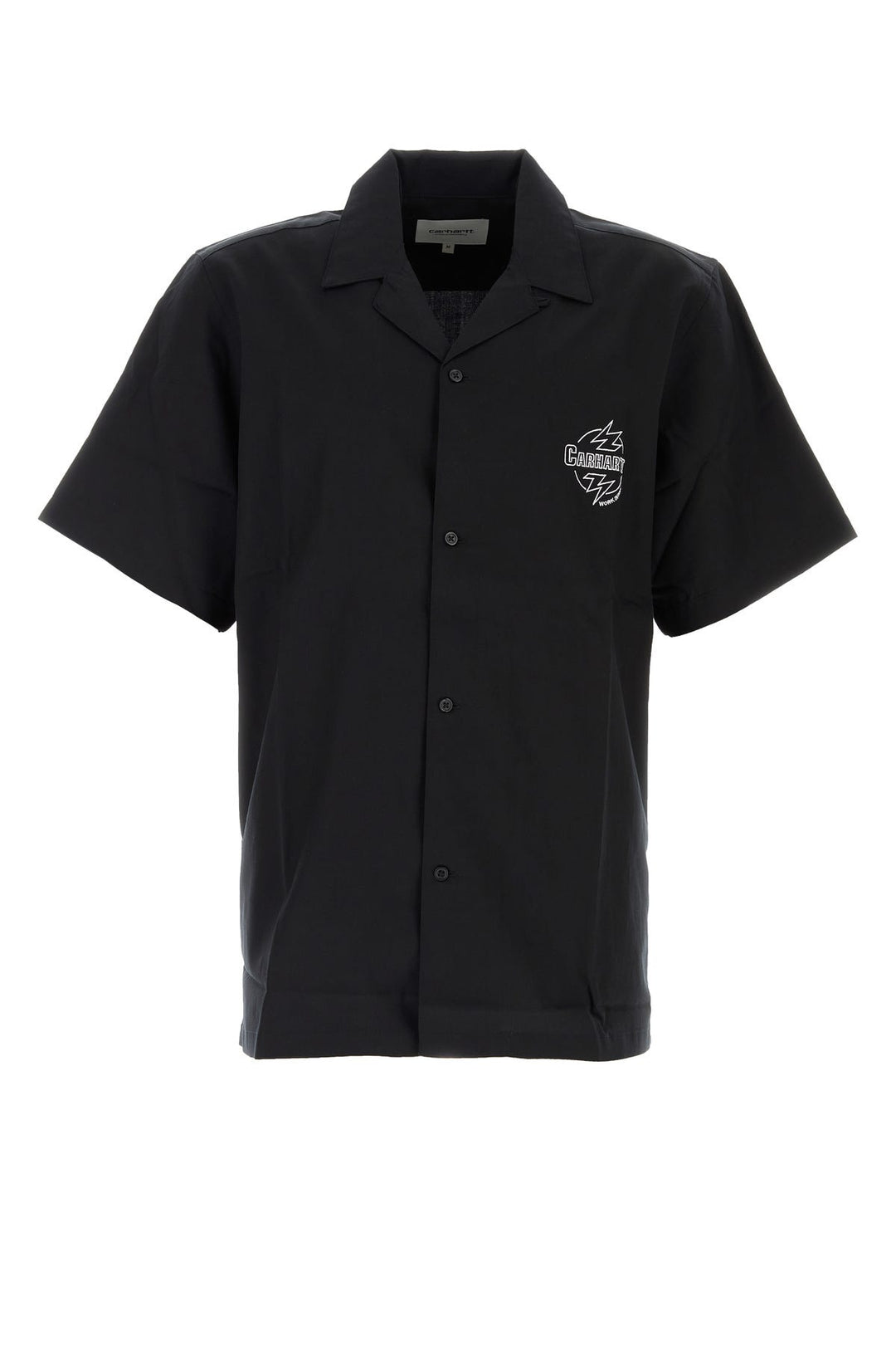 Black poplin S/S Ablaze Shirt