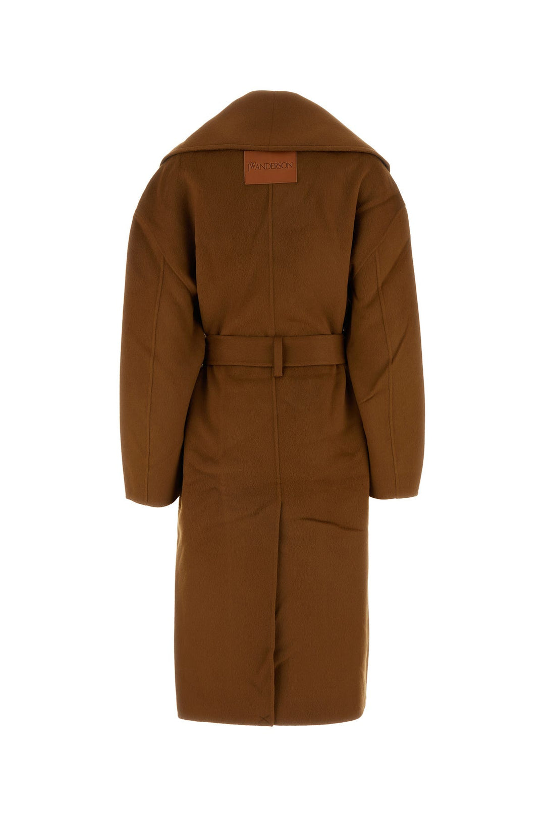 Brown wool oversize coat