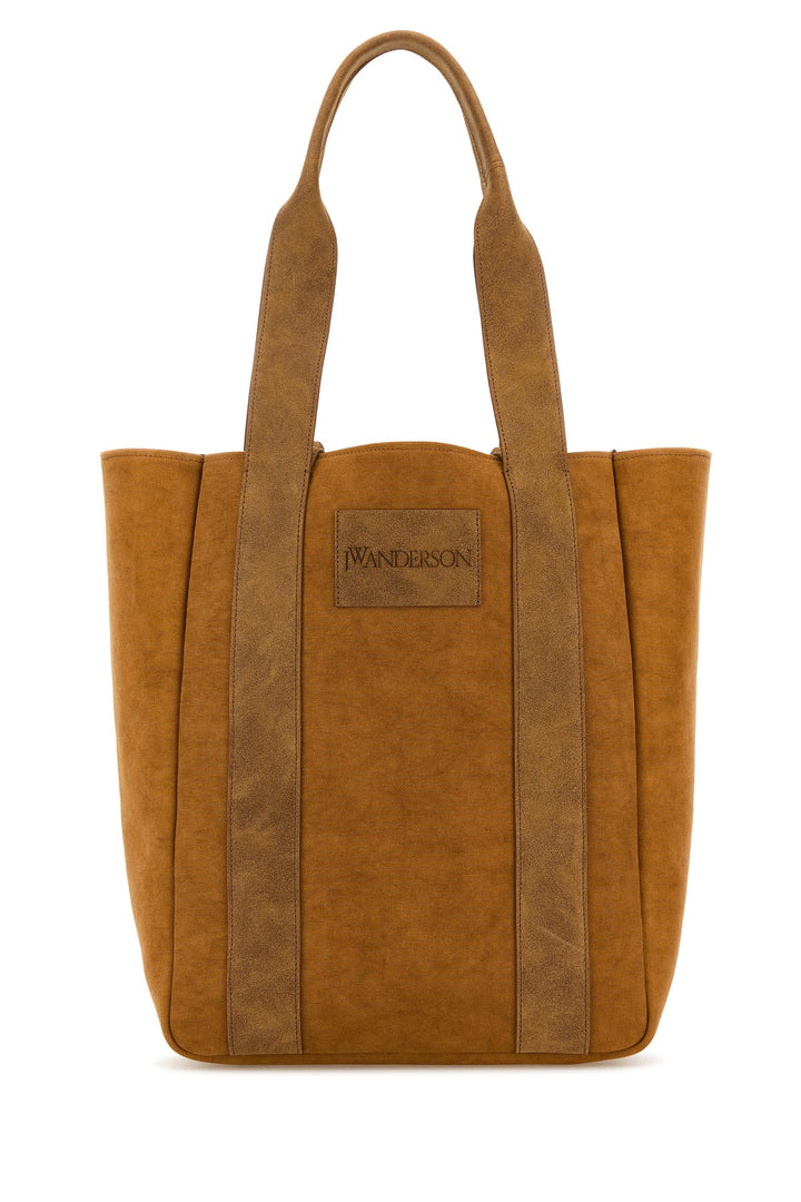 Camel canvas Workwear shopping bag