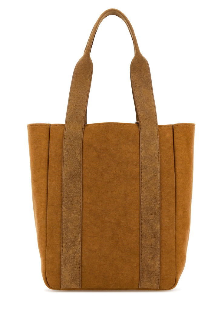 Camel canvas Workwear shopping bag